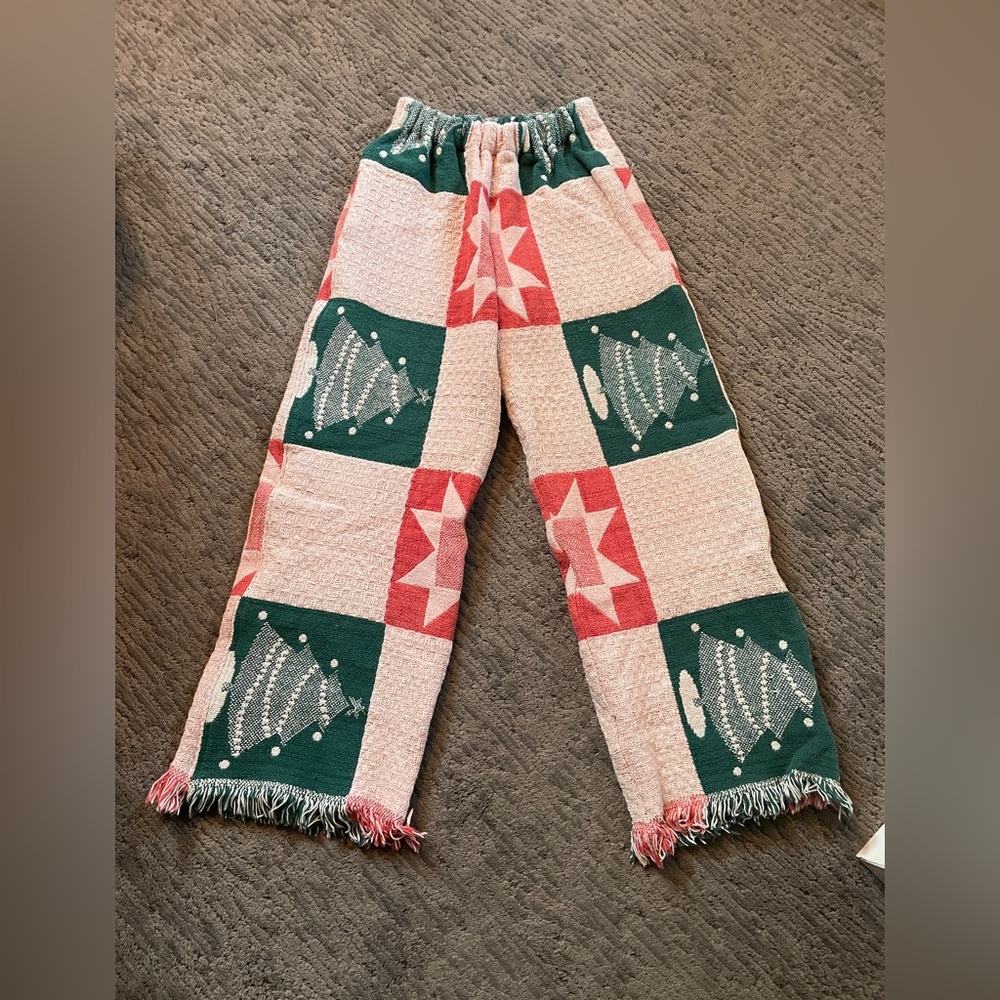 Custom Blanket Lounge Pants with Festive print